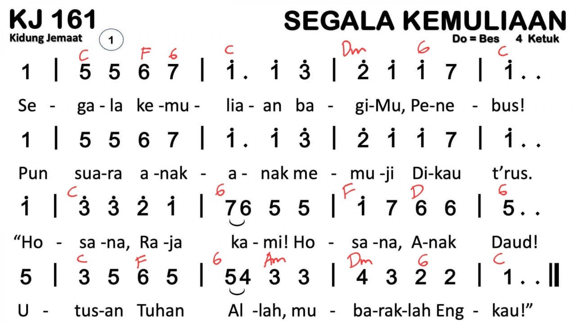 Partitur Chord KJ 161